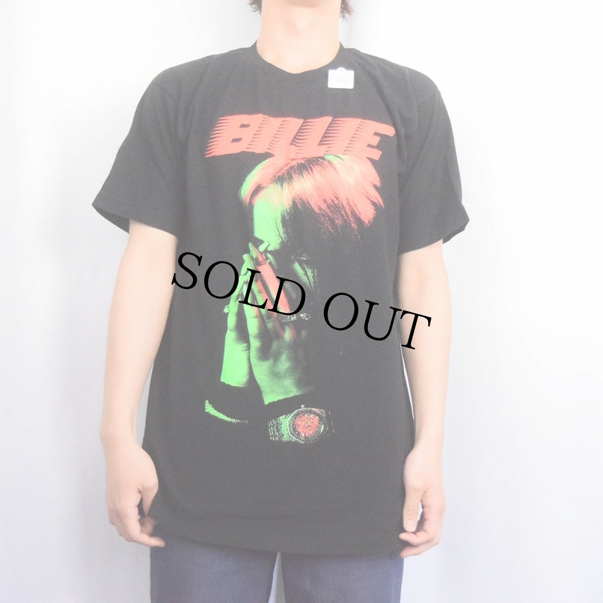 画像2: Billie Eilish "My Future" ミュージシャンフォトプリントTシャツ BLACK L (2)