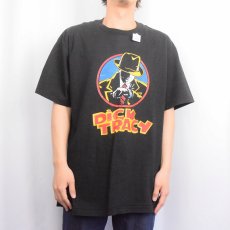 画像2: 90's Disney DICK TRACY USA製 キャラクタープリントTシャツ BLACK XL (2)