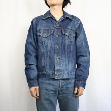 画像4: 70's Levi's 70505 USA製 "ALL FIRED UP!" プリントデニムジャケット  (4)