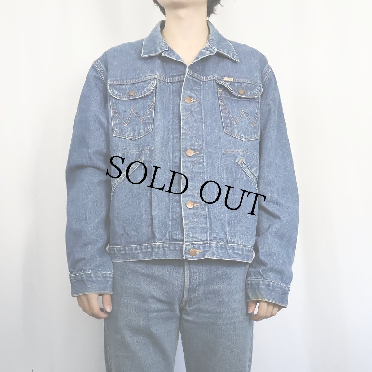 画像3: 60's Wrangler 24MJ デニムジャケット SIZE44 (3)