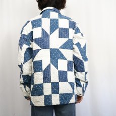 画像4: POLO COUNTRY Ralph Lauren パッチワーク キルティングジャケット M (4)