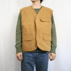画像3: 90's POLO Ralph Lauren コットンダックハンティングベスト XL (3)