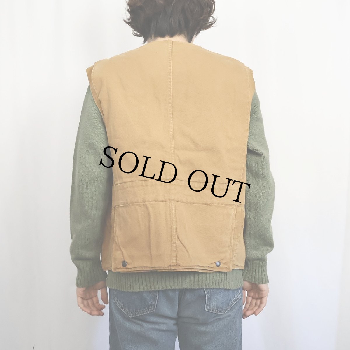 画像4: 90's POLO Ralph Lauren コットンダックハンティングベスト XL (4)