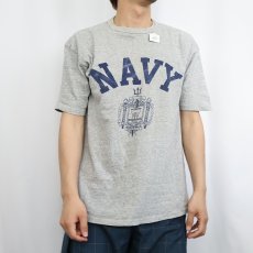 画像2: 60's〜 "NAVY" プリントTシャツ (2)