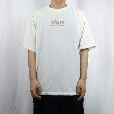 画像3: NIMES 牛イラストプリントTシャツ XXL (3)