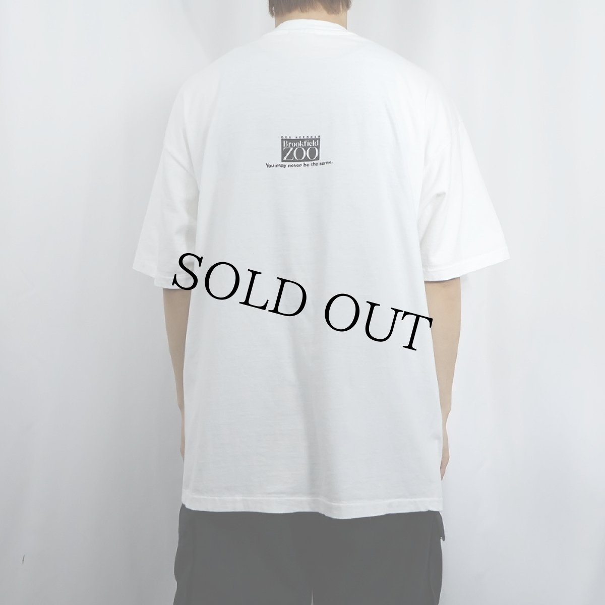 画像3: 90's Brookfield ZOO USA製 "Seen the exotix birds?" プリントTシャツ XL (3)