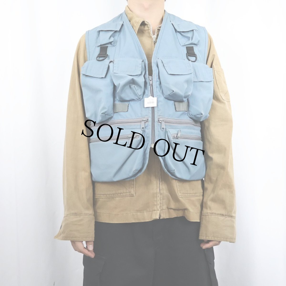 画像2: 70〜80's L.L.Bean USA製 フィッシングベスト (2)