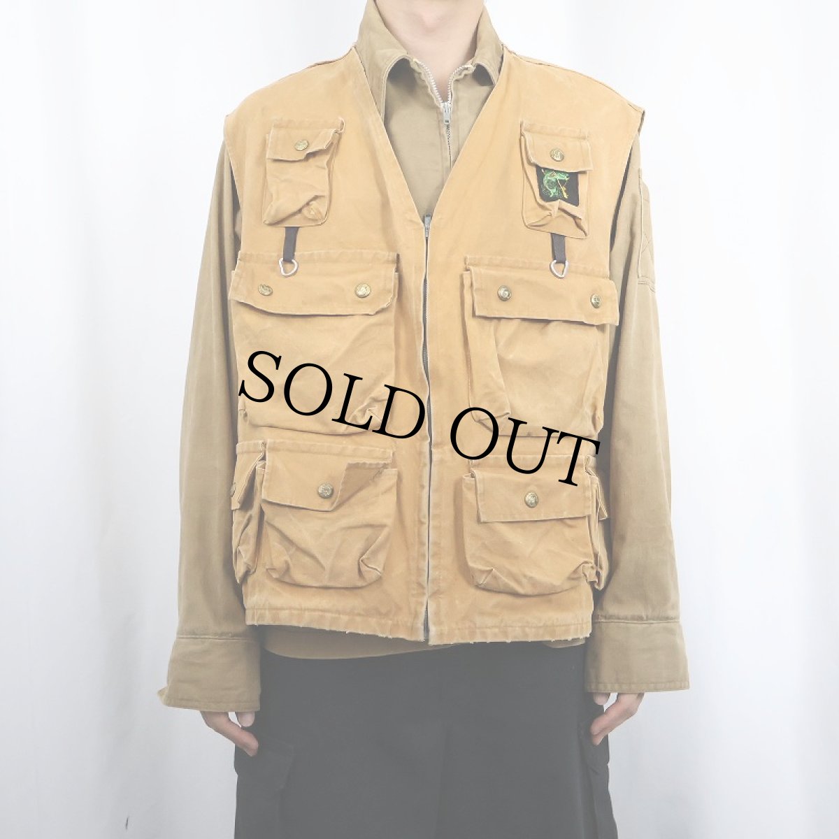 画像2: 70〜80's columbia sportswear co. フィッシングベスト (2)