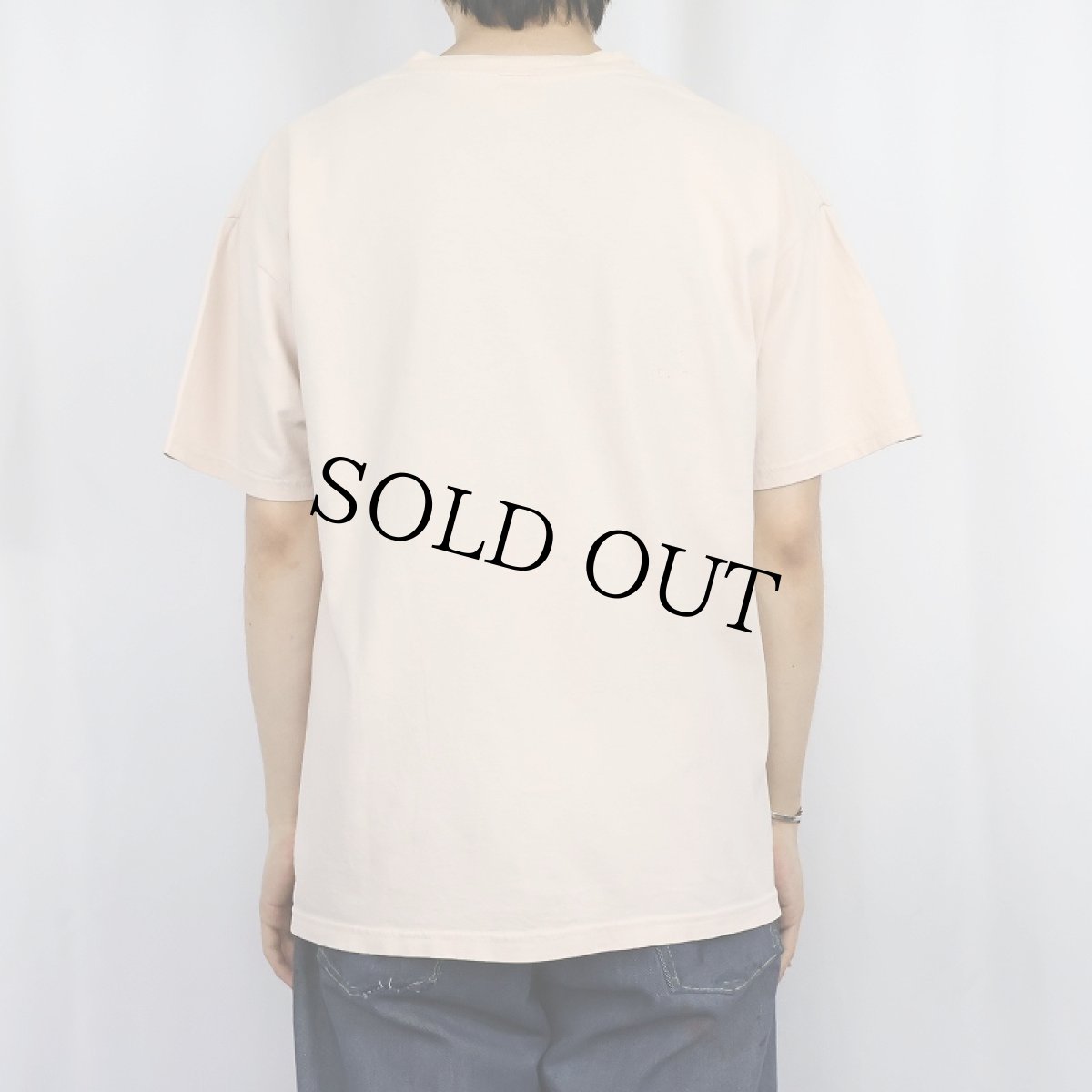 画像3: 2000's "Albert Wine-Stein" 偉人パロディプリントTシャツ L (3)