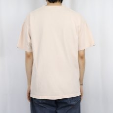 画像3: 2000's "Albert Wine-Stein" 偉人パロディプリントTシャツ L (3)