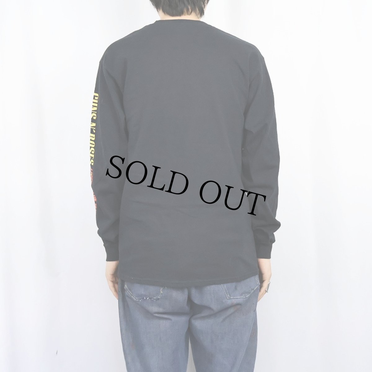 画像3: GUNS N' ROSES "APPETITE FOR DESTRICTION" ロックバンドロンT BLACK M (3)