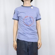 画像3: 70〜80's "CBC RADIO" プリントリンガーTシャツ M (3)