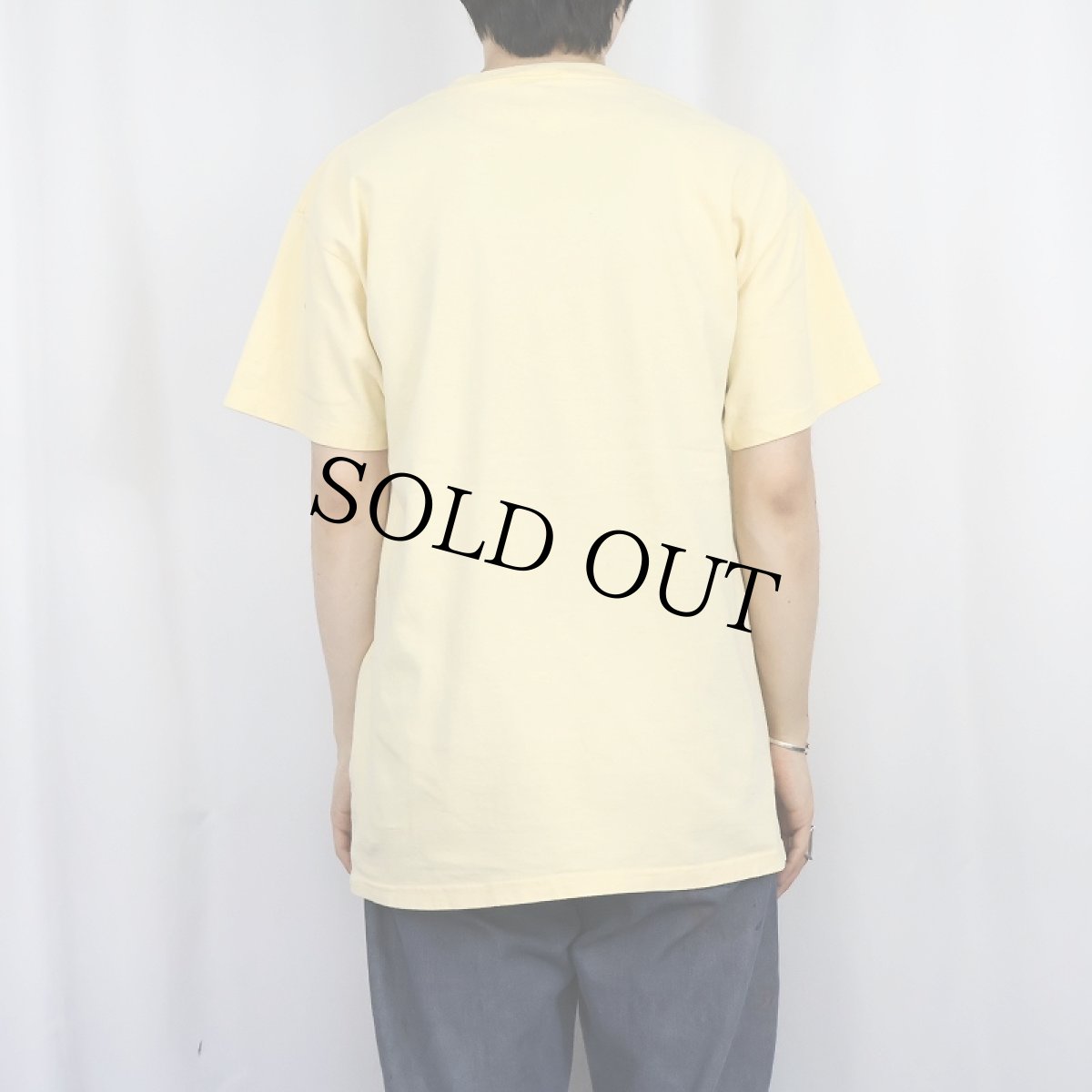 画像3: 90's "MICHIGAN" フラワープリントTシャツ L (3)