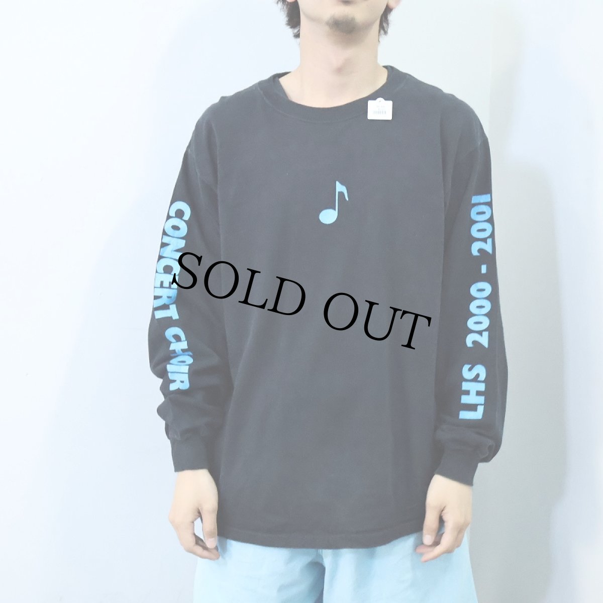 画像3: 2000's LHS CONCERT CHOIR 合唱団プリントロンT BLACK L (3)