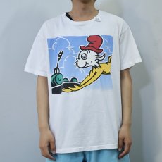 画像2: 90's Dr.Seuss キャラクタープリントTシャツ L JUNIOR (2)