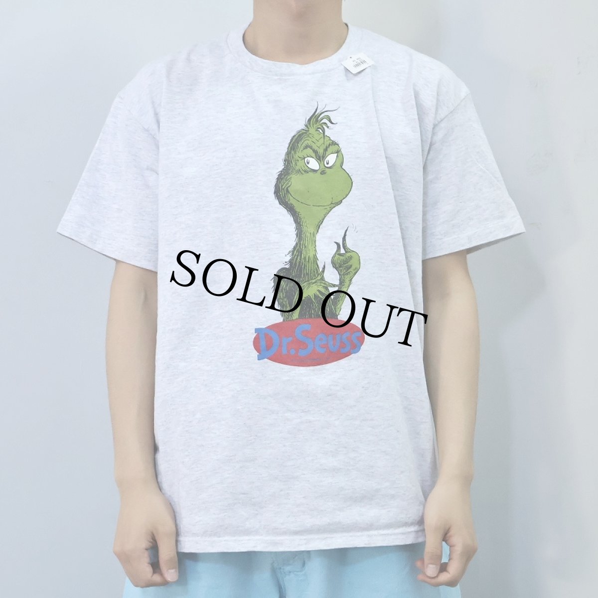 画像2: 90's Dr.Seuss "The GRINCH" キャラクタープリントTシャツ M (2)