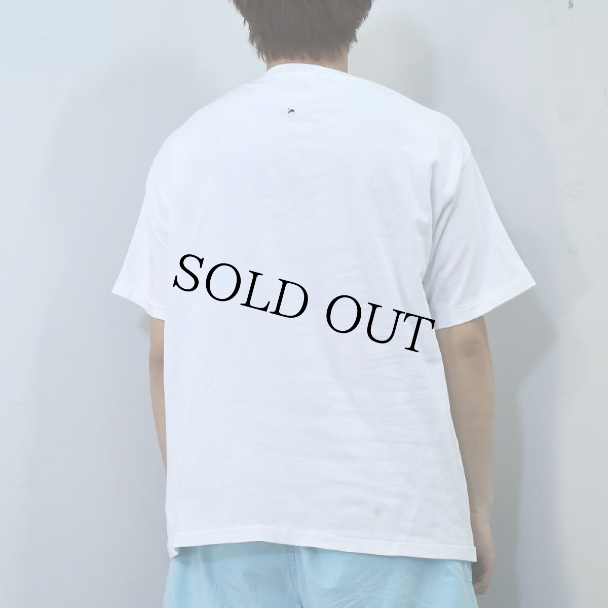 画像3: 90's USA製 "YABBA-DABBA-DOO" キャラクターパロディプリントTシャツ L (3)