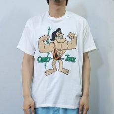 画像2: 80's GEORGE OF THE JUNGLE キャラクタープリントTシャツ XL (2)