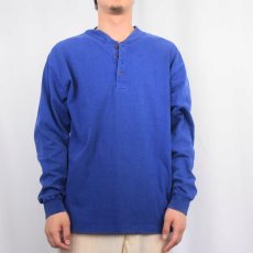 画像2: 90's GAP ヘンリーネックロンT M (2)
