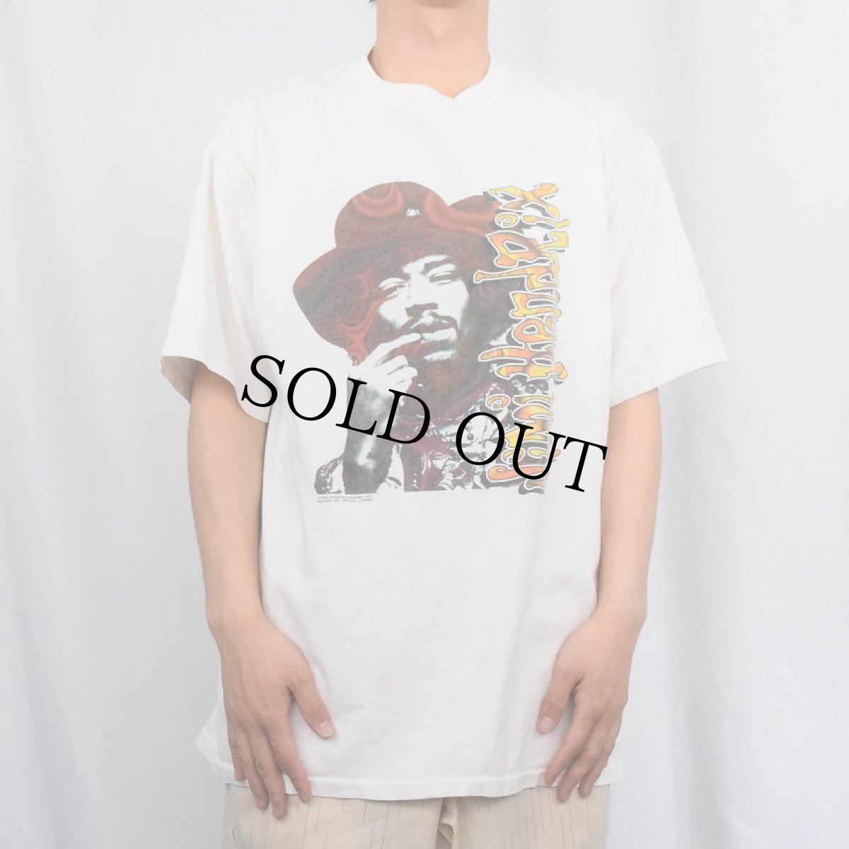 画像2: 90's Jimi Hendrix USA製 ミュージシャンTシャツ XL (2)