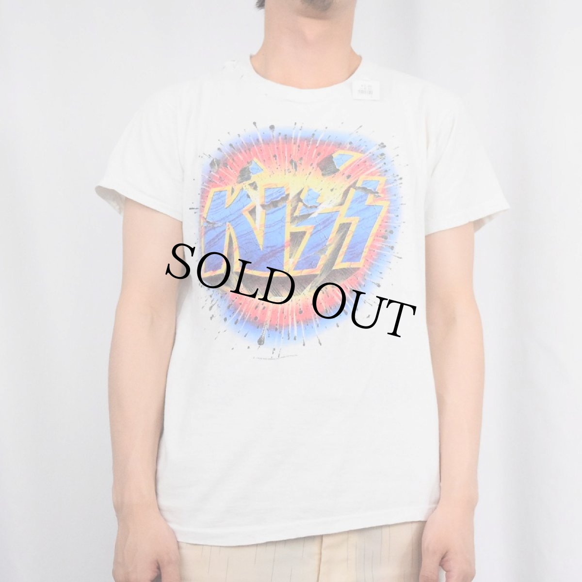 画像3: 80's KISS "ASYKUM WORLD TOUR '85-'86" ハードロックバンドツアーTシャツ (3)