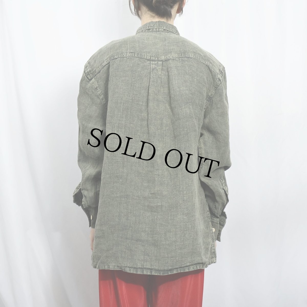 画像3: 【SALE】 90's〜 SANTA CRUZ リネンシャツ M (3)