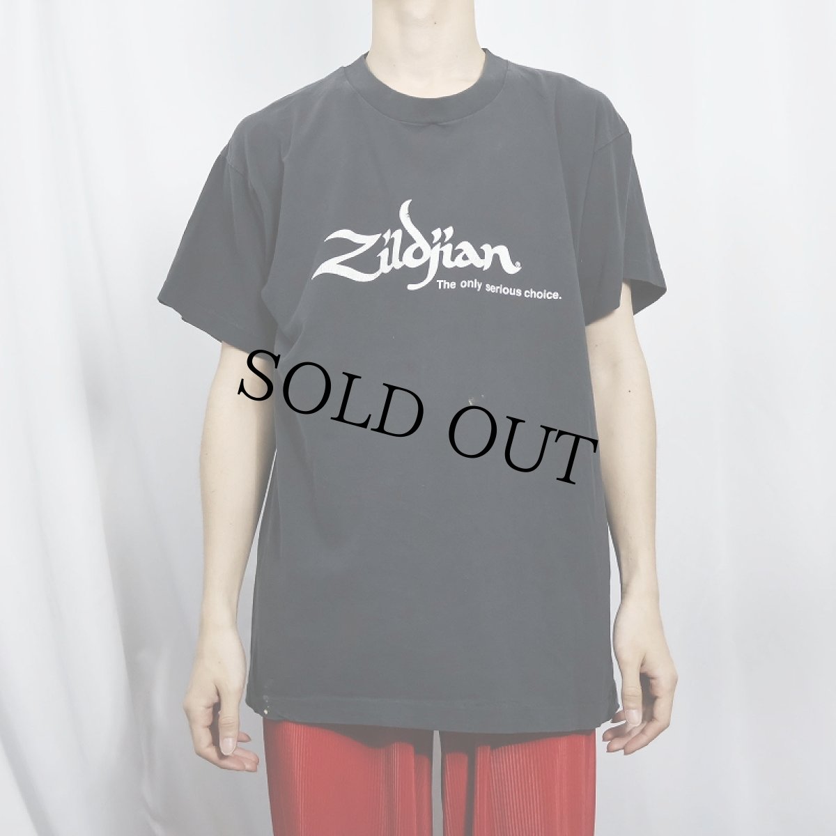 画像2: 90's Zildjian USA製 "The only serious choice" 楽器メーカー ロゴプリントTシャツ L (2)