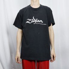 画像2: 90's Zildjian USA製 "The only serious choice" 楽器メーカー ロゴプリントTシャツ L (2)