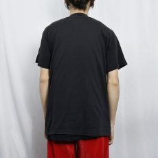 画像3: 80's USA製 "I'm Out of Bed and Dressed What More Do You Want?" バンクシー 名言プリントTシャツ BLACK L (3)