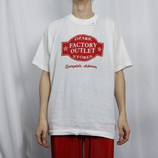 画像2: 80's USA製 "OZARK FACTORY OUTLET STORE" プリントTシャツ XL (2)
