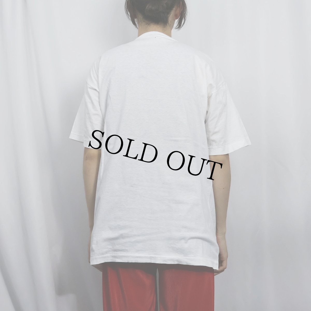 画像3: 90's "SHUT UP STUPID BITCH" ジョークプリントTシャツ XL (3)