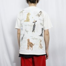 画像3: 2000's rel-e-vant products USA製 犬プリントTシャツ M (3)
