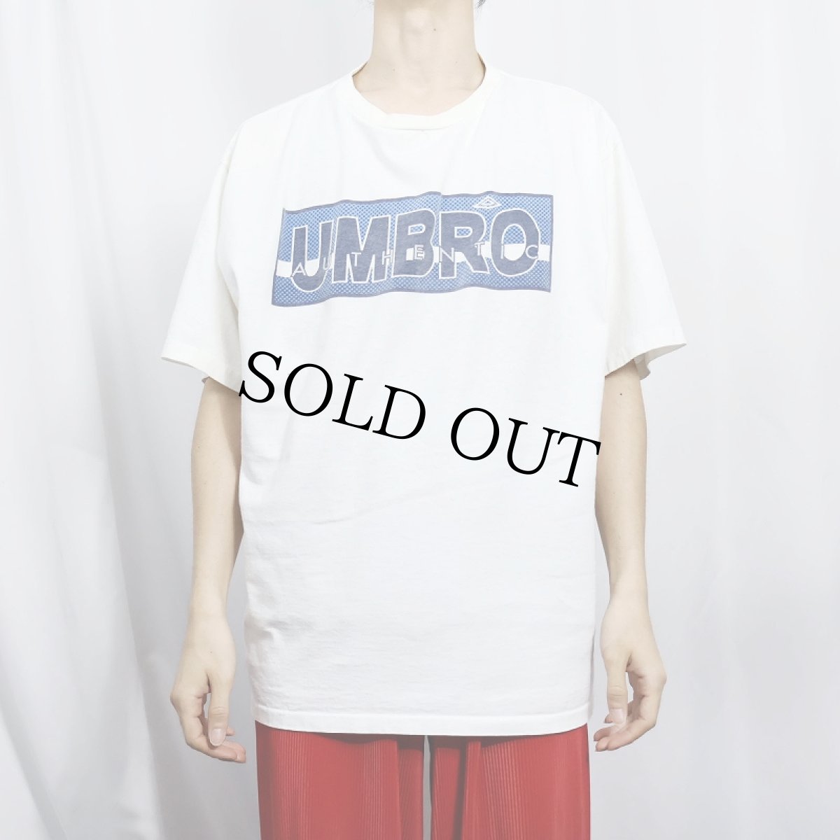 画像2: 90's UMBRO USA製 ロゴプリントTシャツ XL (2)