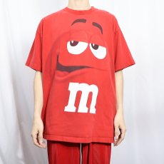 画像2: 2000's m&m's チョコレートブランド キャラクタープリントTシャツ XL (2)