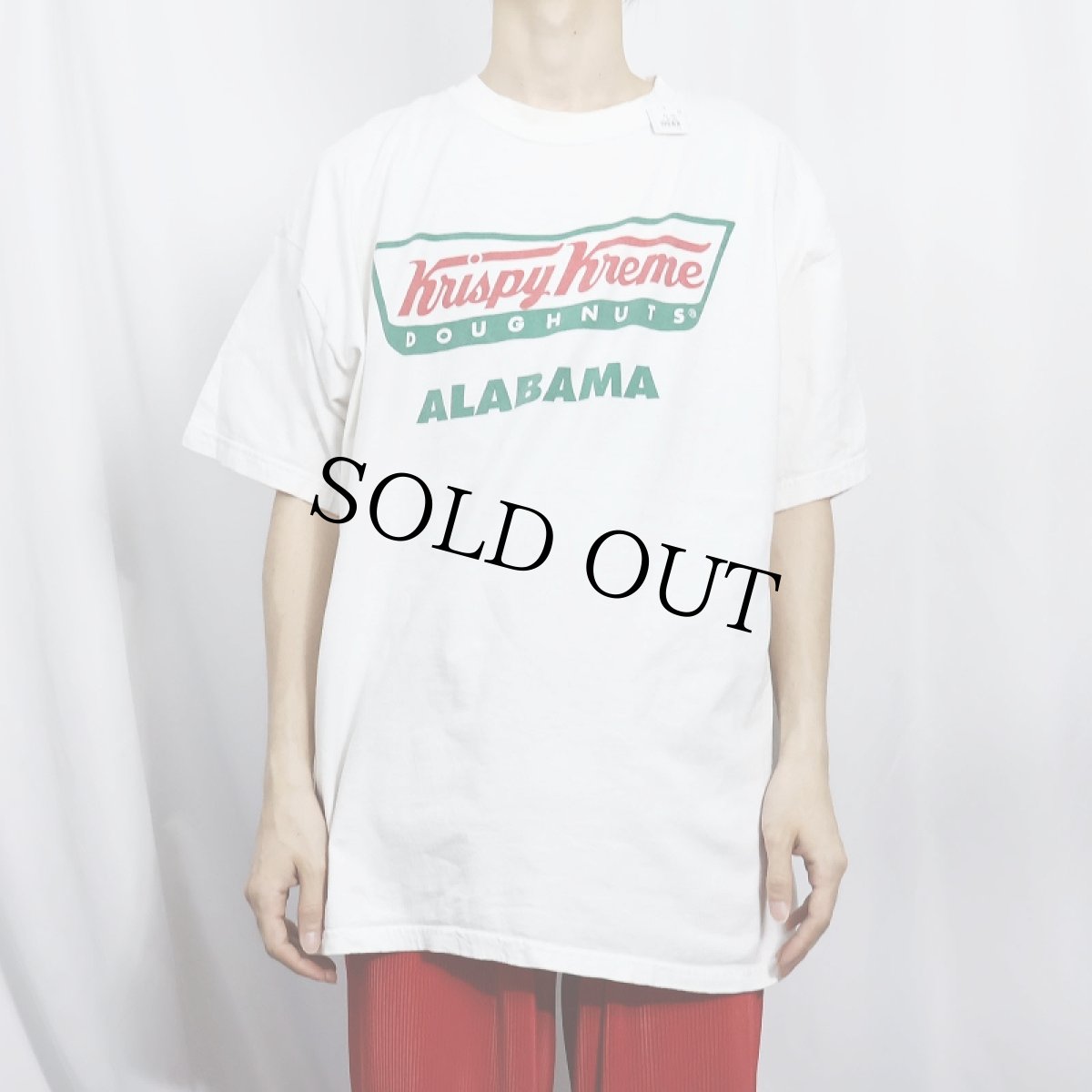 画像2: Krispy Kreme Doughnuts ドーナツショップ ロゴプリントTシャツ XL (2)