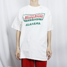 画像2: Krispy Kreme Doughnuts ドーナツショップ ロゴプリントTシャツ XL (2)