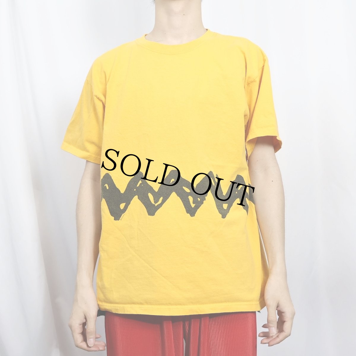 画像2: Charlie Brown プリントTシャツ L (2)
