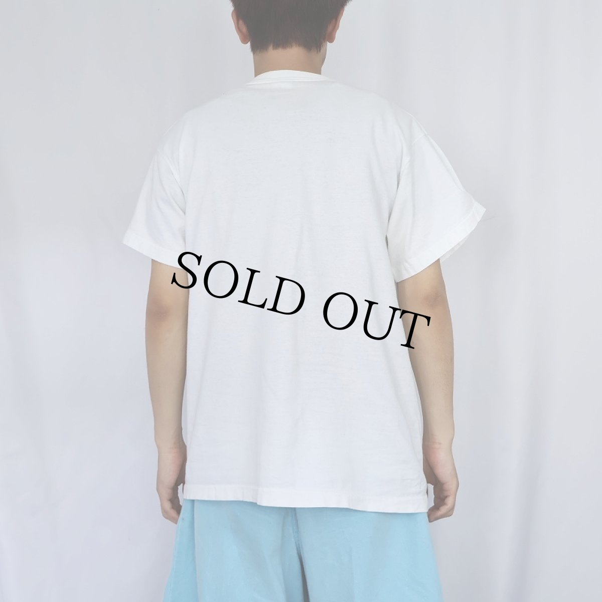 画像3: 90's "Newport pleasure!" タバコ企業 ロゴプリントTシャツ L (3)