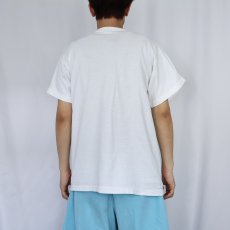 画像3: 90's "Newport pleasure!" タバコ企業 ロゴプリントTシャツ L (3)