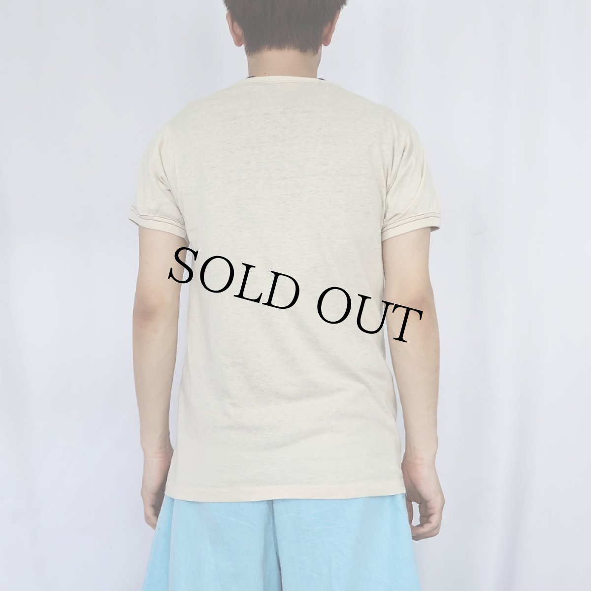 画像3: 〜80's ”I'M NON SMOKER" プリントTシャツ M (3)