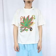 画像2: ガンジャ×ラスタカラー プリントTシャツ  (2)