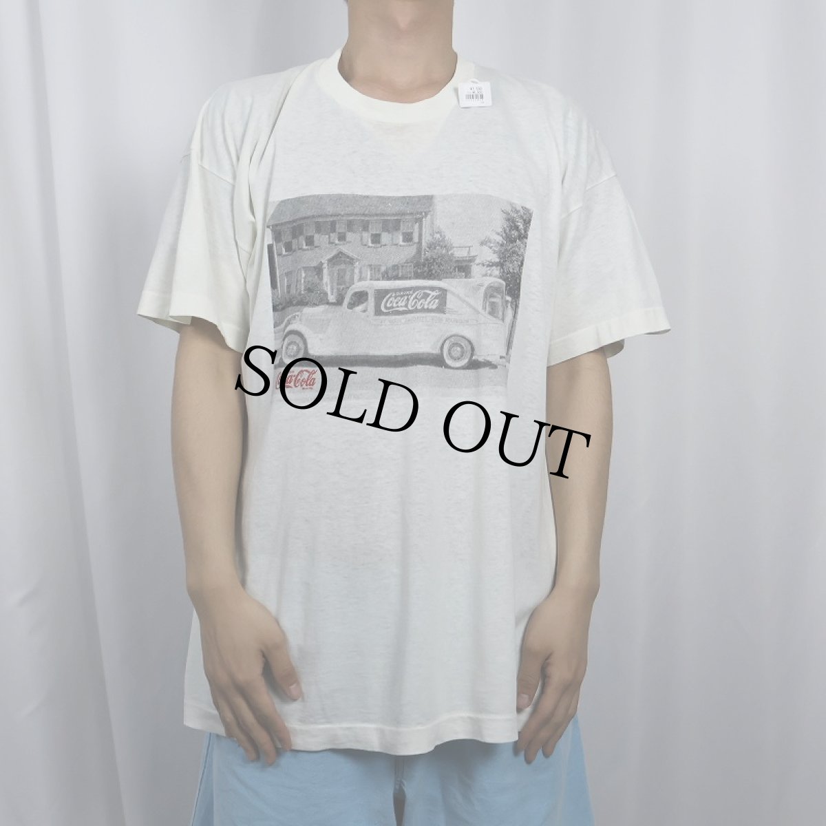 画像2: 80's Coca-Cola 飲料メーカープリントTシャツ XL (2)