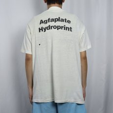 画像4: 90's Agfa USA製 "AGFA HELPED ME..." フィルムメーカープリントTシャツ L (4)
