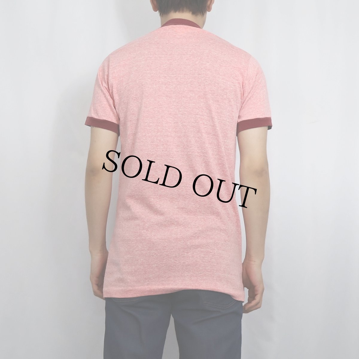 画像5: 70's TOWNCRAFT "Plus" 無地 リンガーTシャツ M (5)