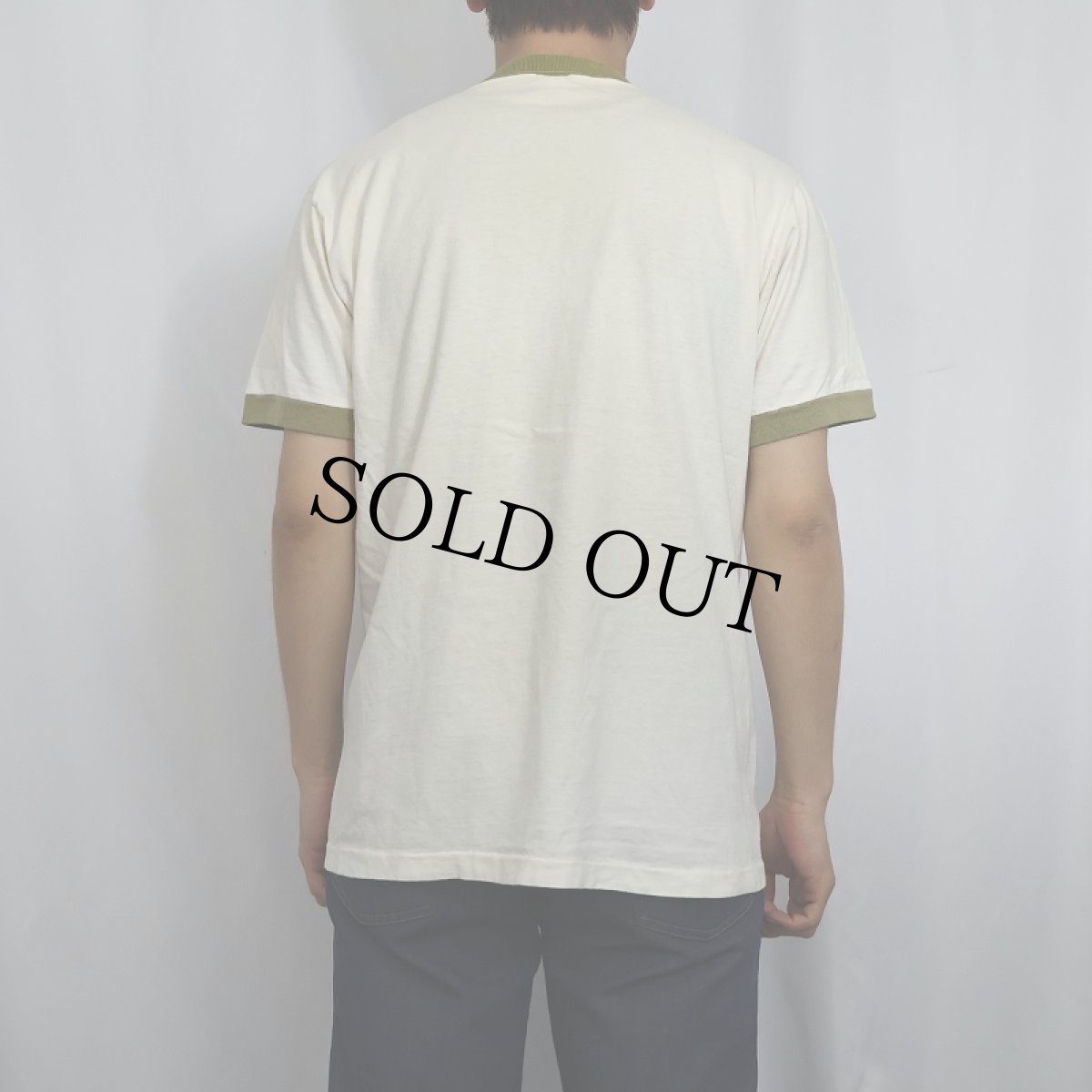 画像3: 70's TOWNCRAFT "Plus" 無地 リンガーTシャツ L (3)