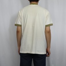 画像3: 70's TOWNCRAFT "Plus" 無地 リンガーTシャツ L (3)