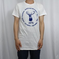 画像2: 70's Champion USA製 プリントTシャツ L (2)
