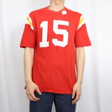 画像3: 70〜80's Sportswear USA製 ナンバリング フットボールTシャツ L (3)