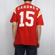 画像4: 70〜80's Sportswear USA製 ナンバリング フットボールTシャツ L (4)