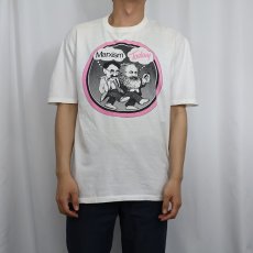 画像2: 80's Groucho Marx×Karl Marx "Marxism Today" 風刺イラストプリントTシャツ XL (2)